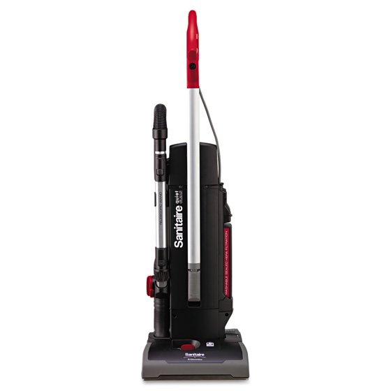 Sanitaire Quiet Clean 2 Motor Upright Vacuum, Red