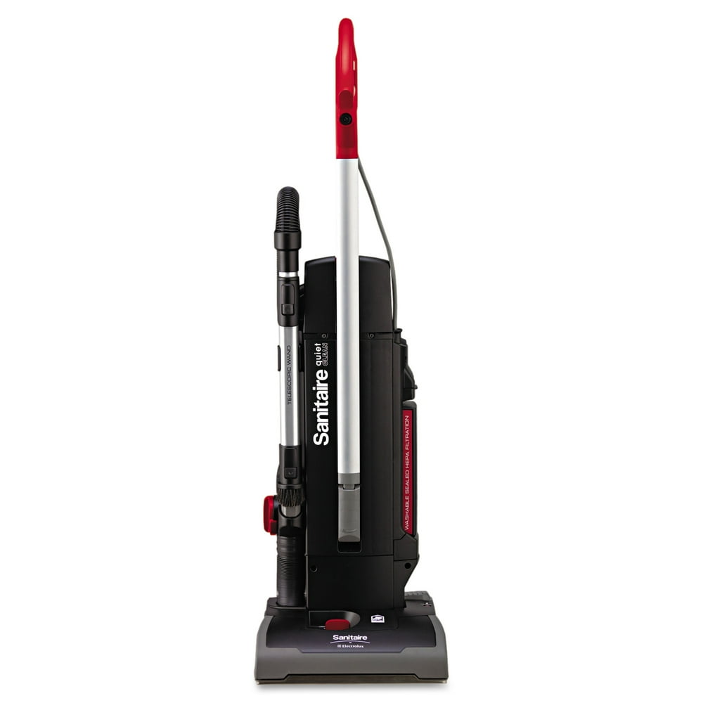 Sanitaire Quiet Clean 2 Motor Upright Vacuum, Red