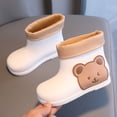 thumbnail image 2 of NOKIO Bottes de Pluie pour Enfants Style Rétro Matériau PVC à Double Couche Semelle Extérieure Texturée Antidérapante Graphiques d'Animaux de Dessin Animé Conception à Enfiler Confortable Unisexe, 2 of 5