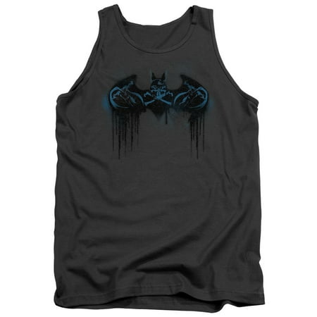 Batman DC Comics Run Away Adult Tank Top Shirt (Best Batman Comic Runs)