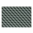 thumbnail image 1 of Black and White Cutting Board, Monochrome Cube Composition with Abstract 3D Design Optical Illusion, Decorative Tempered Glass Cutting and Serving Board, Small Size, Black and White, by Ambesonne, 1 of 1
