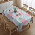 thumbnail image 2 of Pioneer Flower Floral Print Pattern Rectangle Tablecloth 60"x84", Waterproof Polyester Table Cloth, Wipeable Spillproof for Dining Camping Indoor Outdoor, 2 of 5