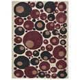 thumbnail image 5 of Rugsotic Carpets Hand Tufted Wool Eco-Friendly Area Rugs - 5'x8', Rectangle, Beige Red, Modern Contemporary Design, High Pile Handmade Anti Skid Rugs for Living Room, Bed Room (K03077), 5 of 5