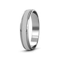 thumbnail image 3 of Glass Finish 4mm Milgrain Wedding Band in 14K White Gold.Size 14.25, 3 of 6