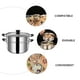 Marmite en Acier Inoxydable Pratique pour la Cuisine Domestique, Marmite à Vapeur pour la Cuisson des Aliments – image 5 sur 9