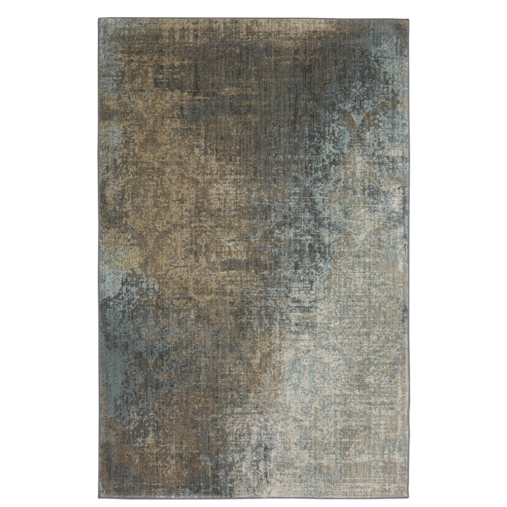Karastan Touchstone Area Rug 91423 50097 Castor Gray / Jadeite Faded