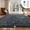 Gray 5*7 Feet, variant on Soft Shaggy Electric Heated Floor Mat - 3 Heat Levels, 10H Auto Shut-Off, Washable Large Rug for Bedroom, Living Room - Standard Size, Beige