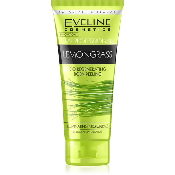 schrobben veiling Verovering Eveline Cosmetics Spa Professional Bio - Regenerating LEMONGRASS Body  Peeling Shower Gel - Walmart.com