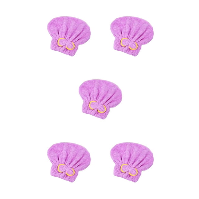 Wosthever Gorro de ducha para mujer, gorro de baño de microfibra grueso absorbente de agua, envolturas suaves para SPA, accesorio de toalla para Type2 NO2