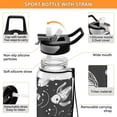 thumbnail image 4 of Jellyfish Starfish Conches Sports Water Bottle Portable Travel Mug 32oz BPA Free Leak Proof Straw Transparent Tritan for Gym Yoga Cycling Camping, 4 of 7
