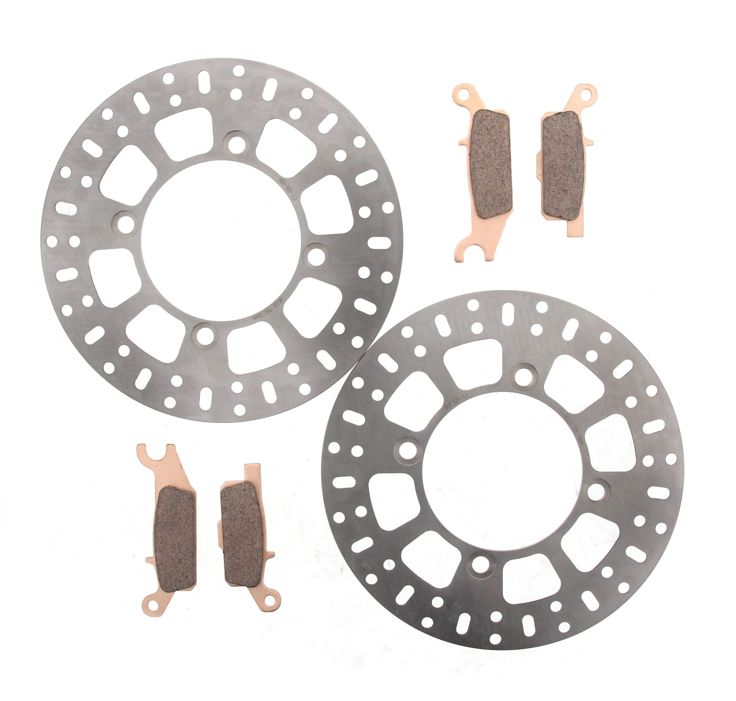 Brake Pads & Brake Rotors fits Yamaha Kodiak 700 YFM700 201619 Front