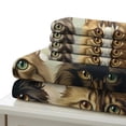 thumbnail image 3 of YJHDM 3D Cat Bedding Set Cute Animal Down Duvet Cover Pillowcase 2/3pcs King Queen Bed for Kid Adult, 3 of 5