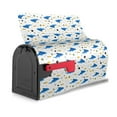thumbnail image 4 of Xecao Party Shark Cute for Mailbox Cover with Magnetic Strips, Waterproof and Sunscreen, Adds a Decorative Touch to Your Garden Yard., 4 of 9