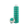 thumbnail image 1 of Ello Syndicate Bouteille d'Eau en Verre avec Couvercle Rabattable à une Touche, Menthe, 20 Onces, 1 of 4