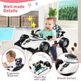 thumbnail image 5 of Infans 4-in-1 Baby Walker Foldable Activity Push Walker Adjustable White, 5 of 7
