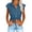 -009-Blue, variant on Womens Denim Blouses Short Sleeve V Neck Button Down Casual Shirts Relaxed Fit Soft Comfy Tops Daily Office Weekend Basic Wear
