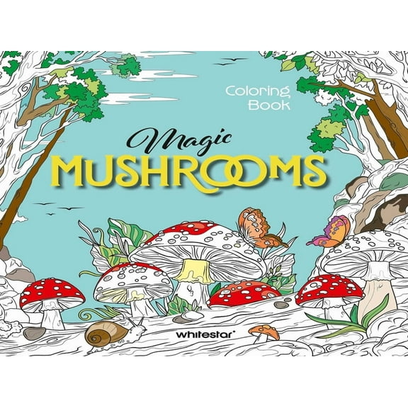 Coloring Books Magic Mushrooms Coloring Book, (Paperback)