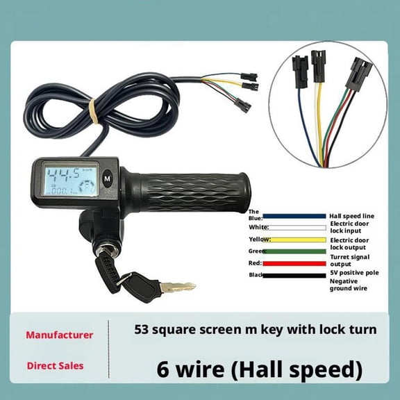 QHUDLV Electric vehicle speed controller for electric scooters bicycles motorcycl].