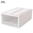 thumbnail image 2 of Hesroicy Household Plastic Transparent Stackable Drawer Storage Box Container Organizer, 2 of 8