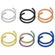 thumbnail image 1 of 6 piezas de aro de nariz doble para aro de nariz de perforación simple, aro de nariz giratorio para mujeres, aro de nariz en espiral para niñas, joyería para perforación de fosas nasales, Spira, 1 of 5