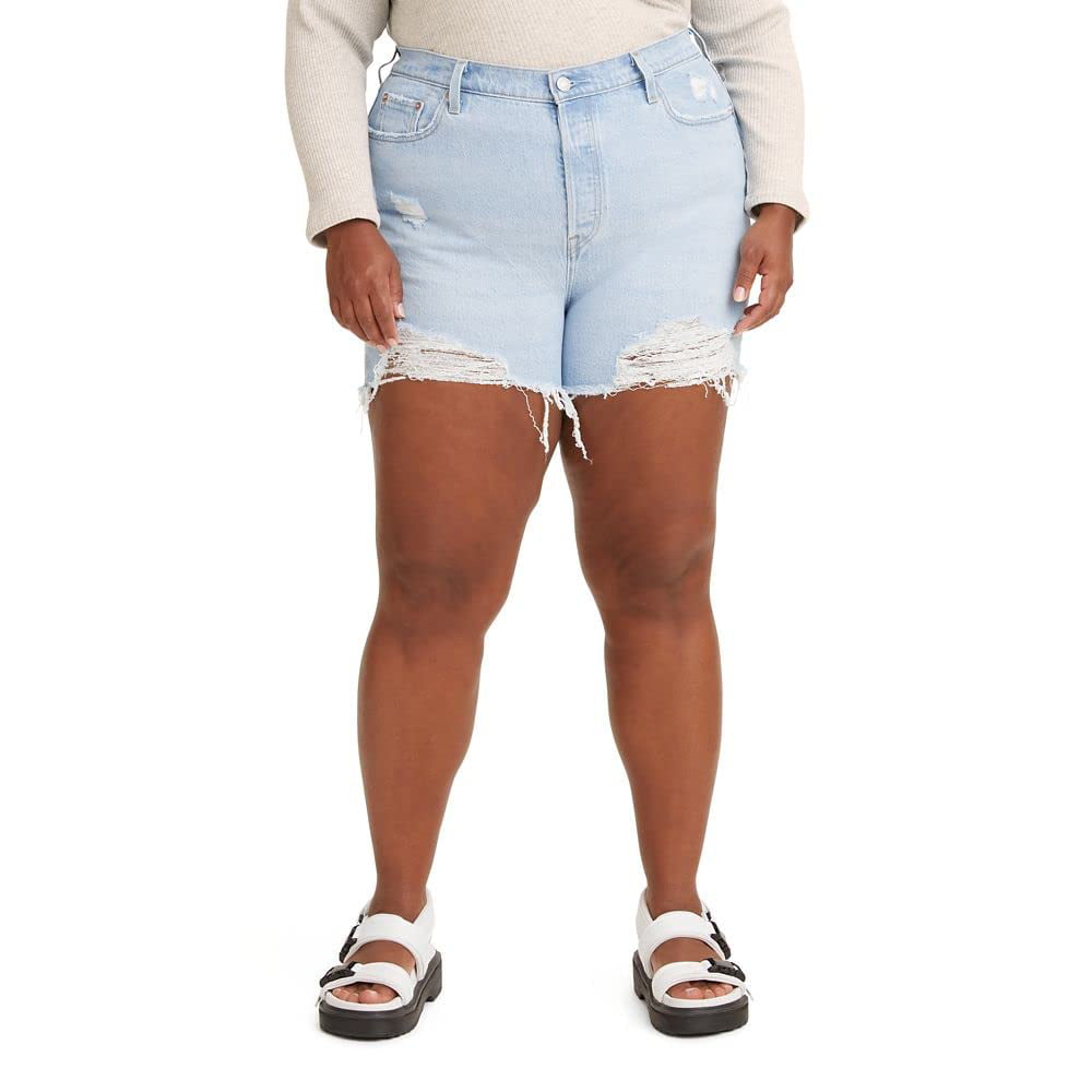 Levi's Women's Plus-Size 501 Original Shorts, Samba Oja-Light Indigo, 36 |  Walmart Canada