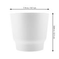 thumbnail image 5 of TABLZONE Balcony Railing Planter Box White Plastic Hanging Planter for Outdoor Display 1Pack, 5 of 8