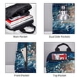 thumbnail image 3 of Easygdp White Jellyfish Dansing in the Ocean para Easygdp Yak - Mochila Casual Ligera y Resistente para Viaje y Senderismo para Hombres y Mujeres, 3 of 7