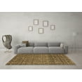 thumbnail image 3 of Ahgly Company Indoor Square Abstract Brown Modern Area Rugs, 5' Square, 3 of 4