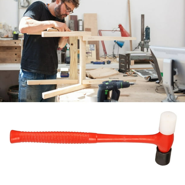Mazo Para Pisos, De Goma, Diseño Ergonómico, Martillo De Instalación, Agarre Suave, Doble Cara Para Carpintería Para Exteriores