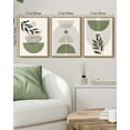 thumbnail image 5 of Drsoum Bohemia Art Modern Prints Framed Bohemain Printing Abstract with Leaf & Sun Lines Decor 11x14in3pcs Natural, 5 of 5