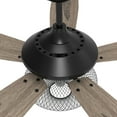 thumbnail image 3 of 56" 5-Baldes Indoor Ceiling Fan with Remote and Light for Home Black/Wood, 3 of 6