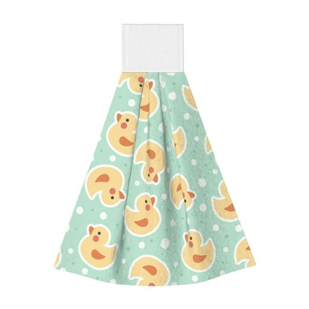 

Coaee Cute Duck for Fast Absorbent Hanging Towels with Velcro for Kitchen Bathroom Laundryroom