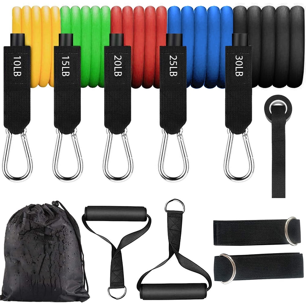 MOVSOU Resistance Bands, Exercise Bands to 105 lbs for Resistance