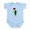 Sky Blue, variant on CafePress - Pickle Holding Heart Balloon Body Suit - Baby Light Bodysuit, Size Newborn - 24 Months