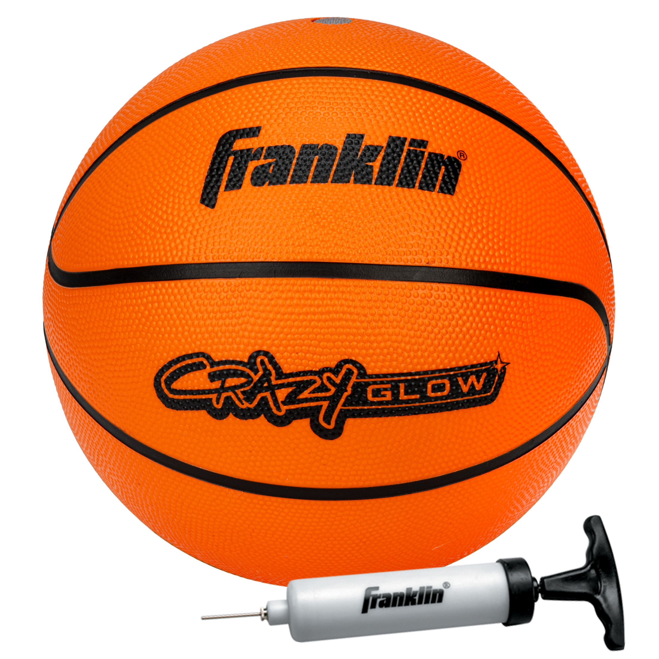 Franklin Sports Crazy Glow Light Up Basketball Size 7 photo 1