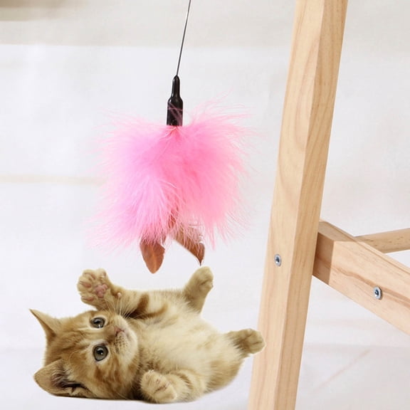 Cat Teaser Interactive Scratcher Toy Durable Pet Supplies with Steel Aluminum Alloy Design