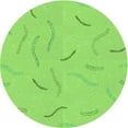 thumbnail image 1 of Ahgly Company Indoor Round Patterned Nebula Green Area Rugs, 8' Round, 1 of 6