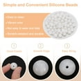thumbnail image 3 of Uxcell 40Pcs Perlas de Silicona de 15mm Perlas de Silicona a Granel para Bolígrafos Redondas Sueltas para Llaveros Pulseras Collares Manualidades DIY, 3 of 6