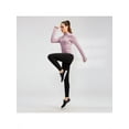 thumbnail image 2 of Skyllee Zip Pullover Women Long Sleeve Running Jacket Workout Yoga Quick-Drying Shirts S-2XL, 2 of 7