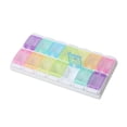 thumbnail image 4 of Portable Weekly 7-Day Pill Organizer, Travel Medicine Box, Rainbow Color, 4 of 5