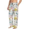thumbnail image 6 of Fotbe Construction tools Pattern Men's Pajama Pants,Sleepwear Pants,Pj Bottoms Drawstring And Pockets-Small, 6 of 6