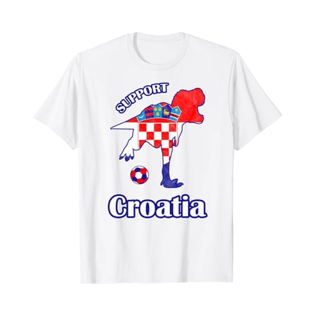 T-Rex Support Jersey Croatia Soccer Shirt 2018 Boys Gift, Unisex T-Shirt