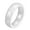 White, variant on Unisex Ceramic Dainty Elegant 6mm Multi-Faceted Rhombic Cut Classic Plain Ring Comfort Fit Couple Engagement Wedding Band Black Size 11