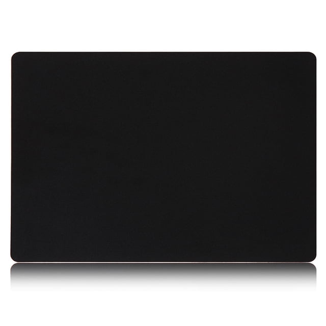 Alfombrilla de ratón, Alfombrilla de ratón para Juegos 220x280 mm, con Bordes Cosidos, Alfombrilla de ratón para portátiles con ratón inalámbrico, Hogar, Oficina, Viajes, Negro Profundo