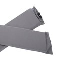 thumbnail image 3 of 1 Pair Zipper Design Arm Rest Covers Computer - Gray, as described, 3 of 6