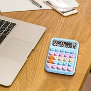PALIFEUR Basic Desk Calculator for Kids, 6 x 4.3 Mini Digital Desktop Calculators with 12-Digit LCD Display, Scientific Calculator for Office Home School, Study Supplies