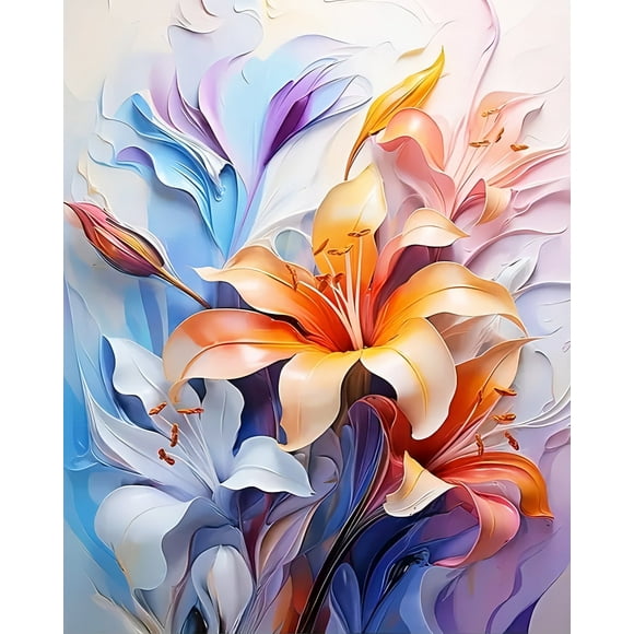 JYLMOOD DIY Paint by Number for Adults, Easy Painting by Numbers for Gift Home Wall Decor 16”W x 20”L