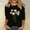Black, variant on SOOMLON 3/4 Sleeve Tops for Women Plus Size Tunic Cotton Tops Dressy Casual Crewneck Shirts Cute Daisy Graphic T Shirts 2025 Fashion Spring Summer Ladies Tops Loose Fit Basic Outfits Pullover Blue XL