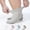 White/Gray/Blue/Purple, variant on 4 Pairs Loose Cuff Socks for Men & Women, Non-Binding Short Socks with Anti-Slip, for Swollen Ankle,Edema, Pregnant Women (Black/Light Gray/Navy/Dark Gray)