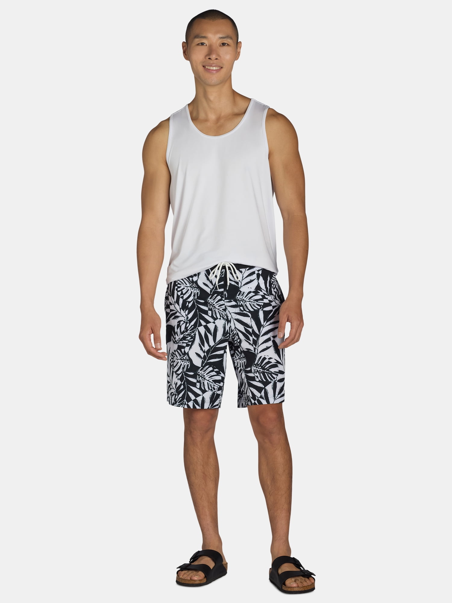 George Men's & Big Men's Cargo E-Board Stretch Trunks 9" Inseam, Sizes S-5XL